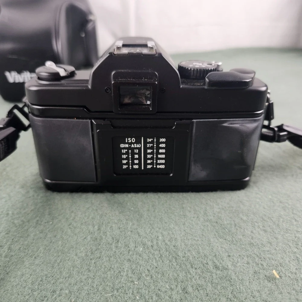 Vintage Vivatar V3800N 35mm SLR Film Camera with 28-70mm Lens & Haze-1 Filter